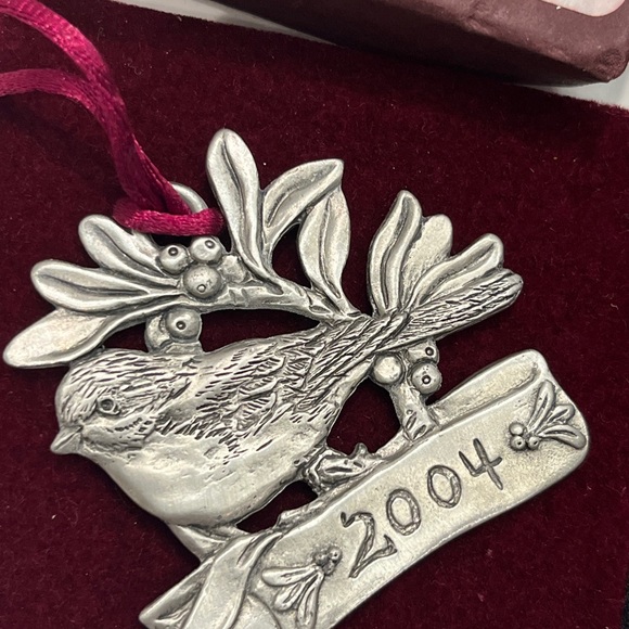 SEAGULL Pewter Canada Christmas Tree Ornaments Bird Deer 2004 2008 Lot Of 2 Box - Picture 6 of 12